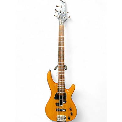 Used Alvarez 5 String Bass Natural Electric Bass Guitar