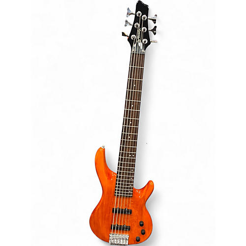 Used Alvarez 6 String Bass Natural Electric Bass Guitar Natural