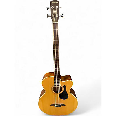 Used Alvarez AB60CE Natural Acoustic Bass Guitar