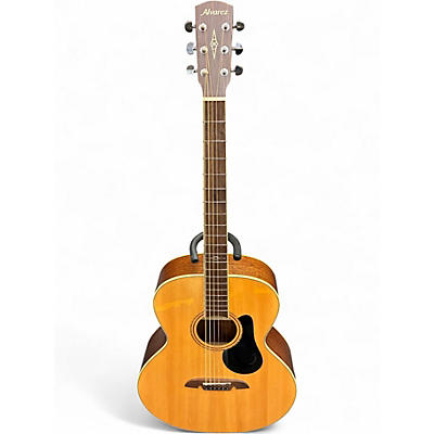 Used Alvarez ABT60E Artist Series Baritone Natural Acoustic Electric Guitar