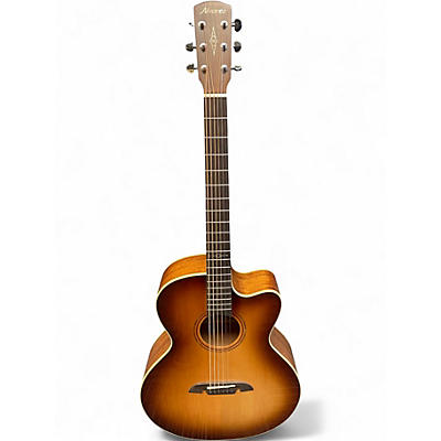 Used Alvarez ABT60E Artist Series Baritone Shadowburst Acoustic Electric Guitar