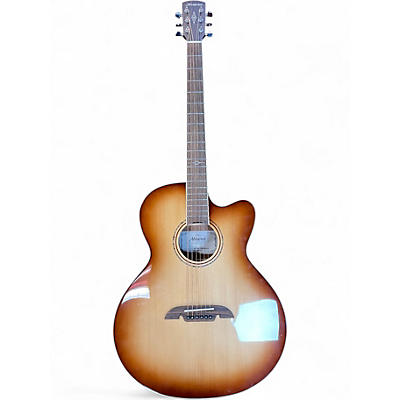 Used Alvarez ABT60ce Baritone shaded edge burst Acoustic Electric Guitar