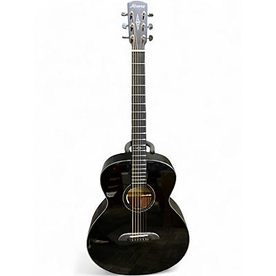 Used Alvarez ABT610EBK Baritone Black Acoustic Electric Guitar