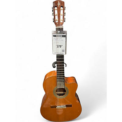 Used Alvarez AC65HCE NATURAL Classical Acoustic Electric Guitar