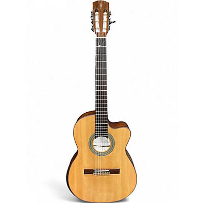 Used Alvarez AC70HCE ARMREST Worn Natural Classical Acoustic Electric Guitar