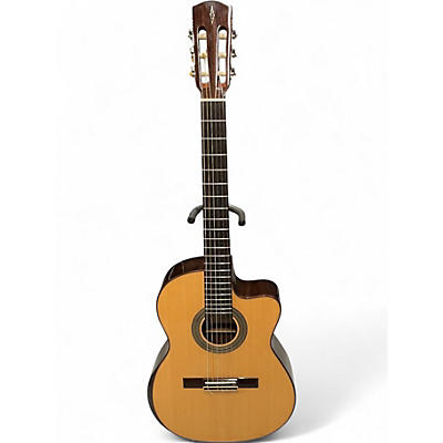 Used Alvarez AC70HCE Natural Classical Acoustic Electric Guitar