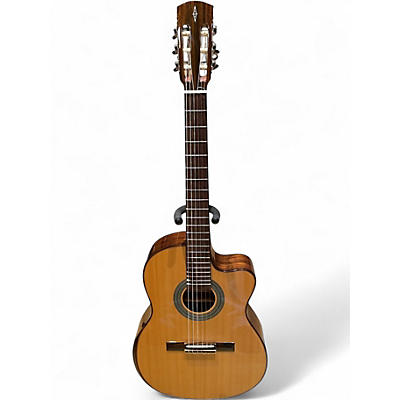 Used Alvarez AC70HCE Natural Classical Acoustic Electric Guitar