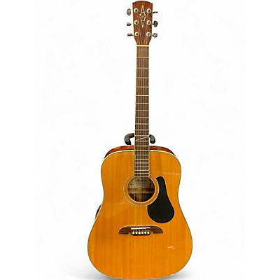 Used Alvarez AD60 Dreadnought Natural Acoustic Guitar