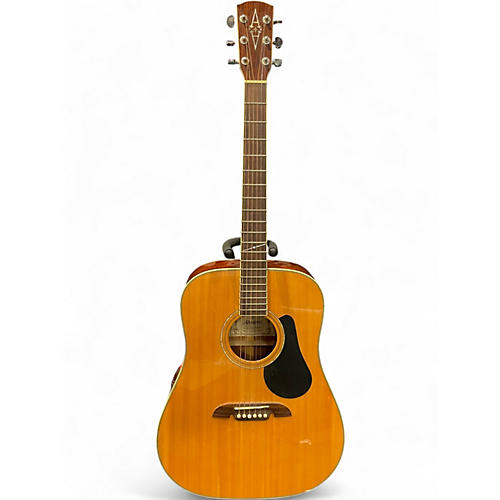 Used Alvarez AD60 Dreadnought Natural Acoustic Guitar Natural