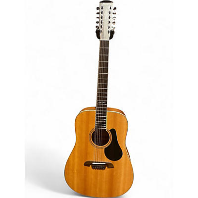 Used Alvarez AD6012CD Artist Series Natural 12 String Acoustic Guitar