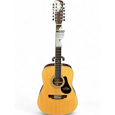 Used Alvarez AD6012CD Artist Series Natural 12 String Acoustic Guitar