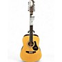 Used Alvarez AD6012CD Artist Series Natural 12 String Acoustic Guitar Natural