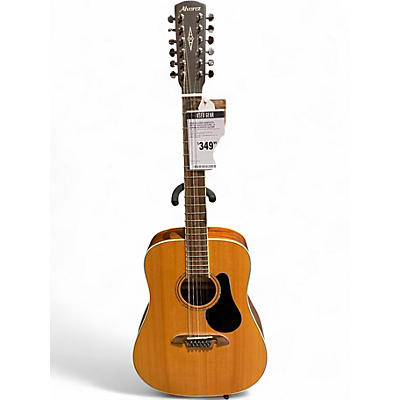 Used Alvarez AD6012CD Artist Series Natural 12 String Acoustic Guitar