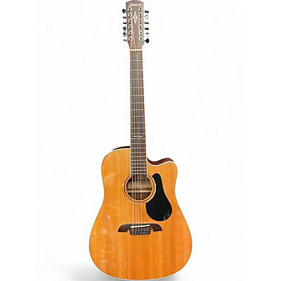 Used Alvarez AD6012CD Artist Series Natural 12 String Acoustic Guitar