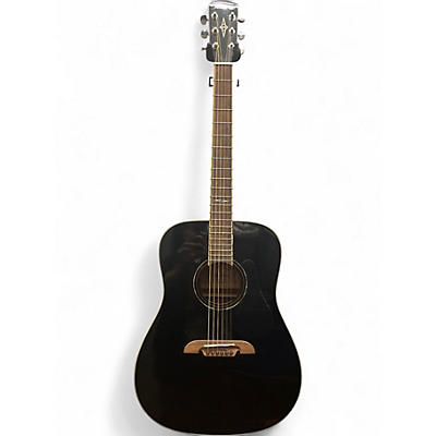 Used Alvarez AD60BK Black Acoustic Guitar