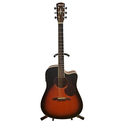 Alvarez Used Alvarez AD60CE Artist Series Dreadnought 2 Color Sunburst Acoustic Electric Guitar