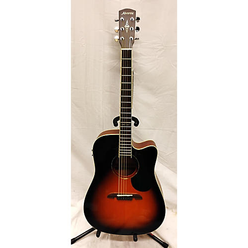 Alvarez Used Alvarez AD60CE Artist Series Dreadnought 3 Color Sunburst Acoustic Electric Guitar 3 Color Sunburst