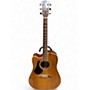 Used Alvarez AD60CE Artist Series Dreadnought Left Handed Natural Acoustic Electric Guitar Natural