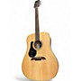 Used Alvarez AD60L Dreadnought Left Handed Natural Acoustic Guitar Natural