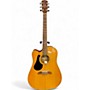 Used Alvarez AD60L Dreadnought Left Handed Natural Acoustic Guitar Natural