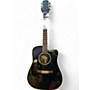 Used Alvarez AD60SC Dreadnought BLACK Acoustic Electric Guitar BLACK