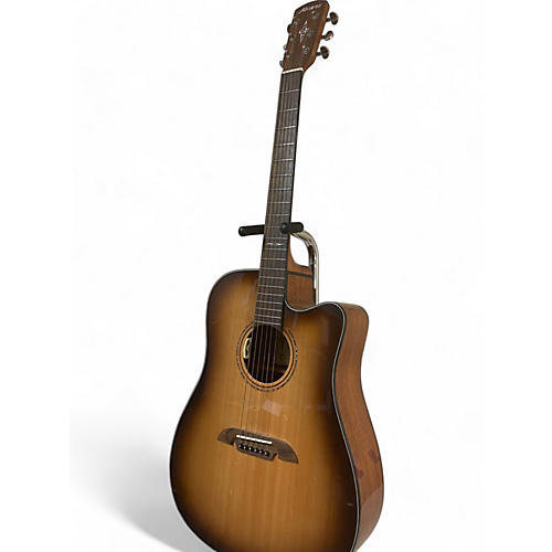 Alvarez Used Alvarez AD610 Dreadnought 2 Color Sunburst Acoustic Electric Guitar 2 Color Sunburst