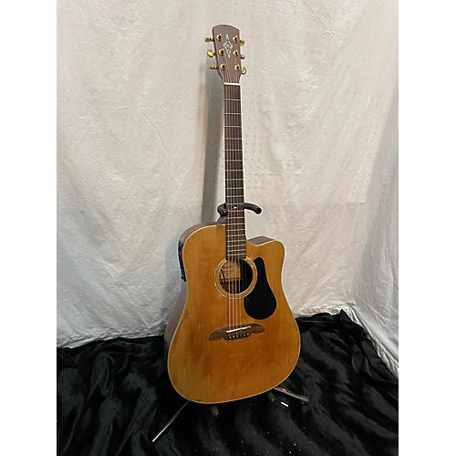 Alvarez Used Alvarez AD62SC Natural Acoustic Electric Guitar Natural