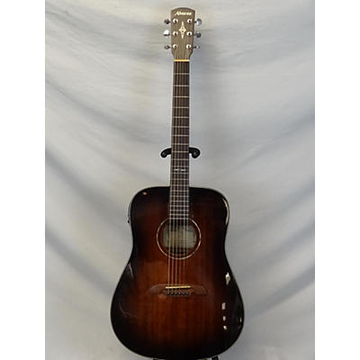 Alvarez Used Alvarez AD660ESHB Dreadnought Sunburst Acoustic Guitar