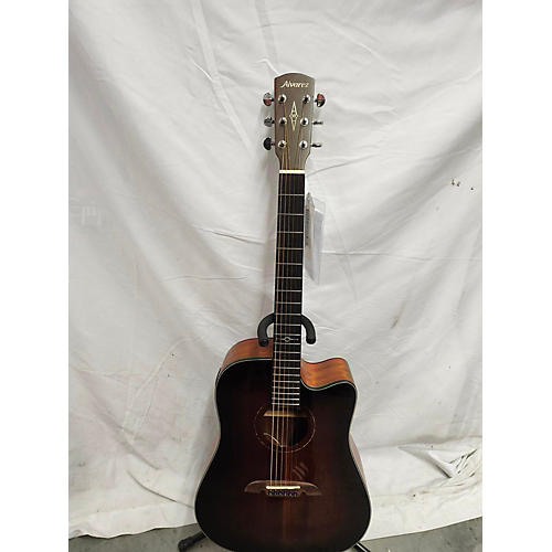 Alvarez Used Alvarez AD66CE Dreadnought EDGE BURST Acoustic Electric Guitar EDGE BURST