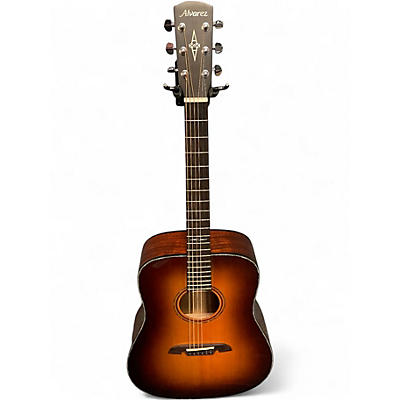 Used Alvarez ADA1965 2 Tone Sunburst Acoustic Guitar