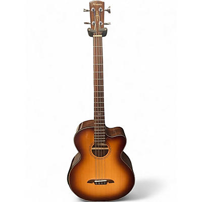 Used Alvarez AEB70-CE Shadow burst Acoustic Bass Guitar