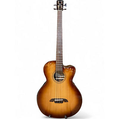 Used Alvarez AEB70CE Acoustic-Electric Bas Shadow Burst Acoustic Bass Guitar