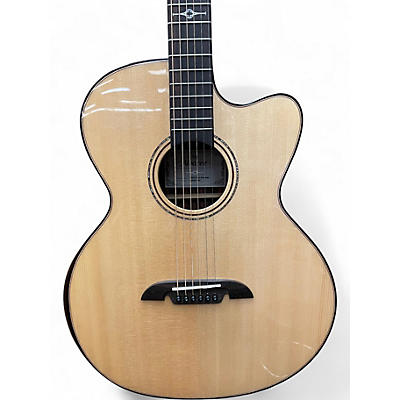 Used Alvarez AEBT7ce Armrest Natural Acoustic Electric Guitar