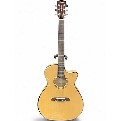 Used Alvarez AEG80CE ARMREST Natural Acoustic Electric Guitar
