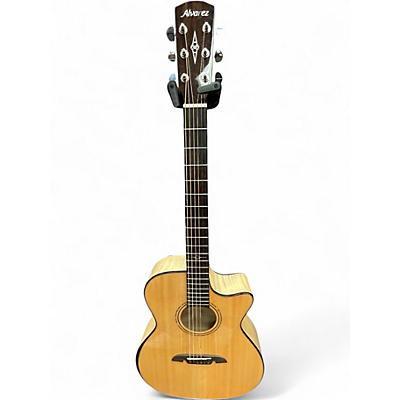 Used Alvarez AEG80ce Natural Acoustic Electric Guitar