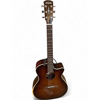 Used Alvarez AEG99 Shadowburst Acoustic Electric Guitar