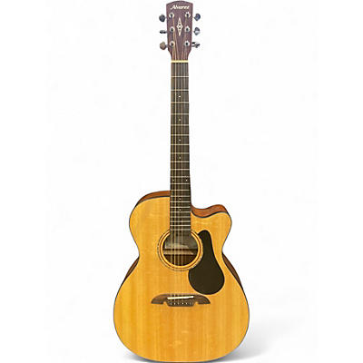 Used Alvarez AF30CE Natural Acoustic Electric Guitar