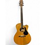 Used Alvarez AF60CE Folk Natural Acoustic Electric Guitar Natural