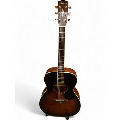 Used Alvarez AF660ESB 2 Color Sunburst Acoustic Electric Guitar
