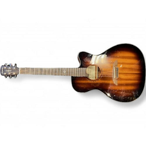 Alvarez Used Alvarez AF66CE Artist Series OM Folk 2 Tone Sunburst Acoustic Electric Guitar 2 Tone Sunburst