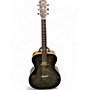 Used Alvarez AF70 Folk Blue Acoustic Electric Guitar Blue