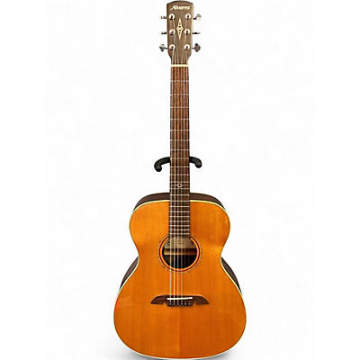 Used Alvarez AF75E-AGP Natural Acoustic Electric Guitar