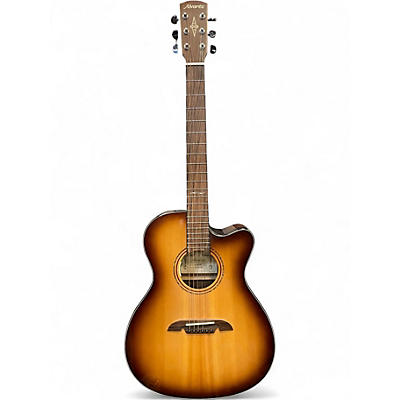 Used Alvarez AF770CE Sandburst Acoustic Electric Guitar