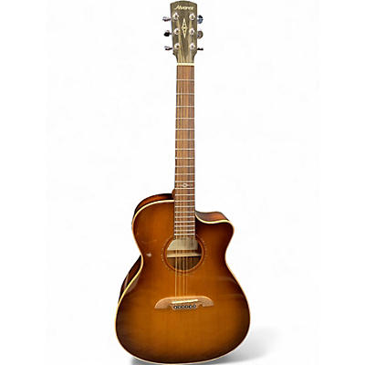 Used Alvarez AFA95CESHB Brown Acoustic Guitar