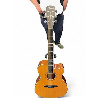 Used Alvarez AFH600CE Natural Acoustic Electric Guitar