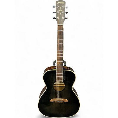 Used Alvarez AFH700WEOB OBSIDIAN BLUE Acoustic Guitar