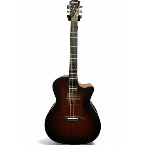 Used Alvarez AG60CE Grand Auditorium SHADOWBURST Acoustic Electric Guitar SHADOWBURST