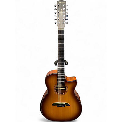 Used Alvarez AG610CE 12SHB Shadowburst 12 String Acoustic Electric Guitar