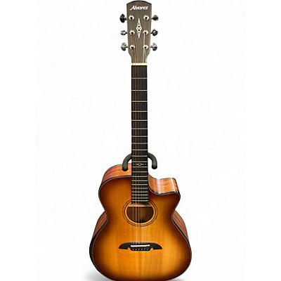 Used Alvarez AG610E Natural Acoustic Electric Guitar