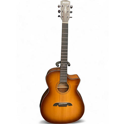 Alvarez Used Alvarez AG610EARSHB 2 Color Sunburst Acoustic Electric Guitar 2 Color Sunburst